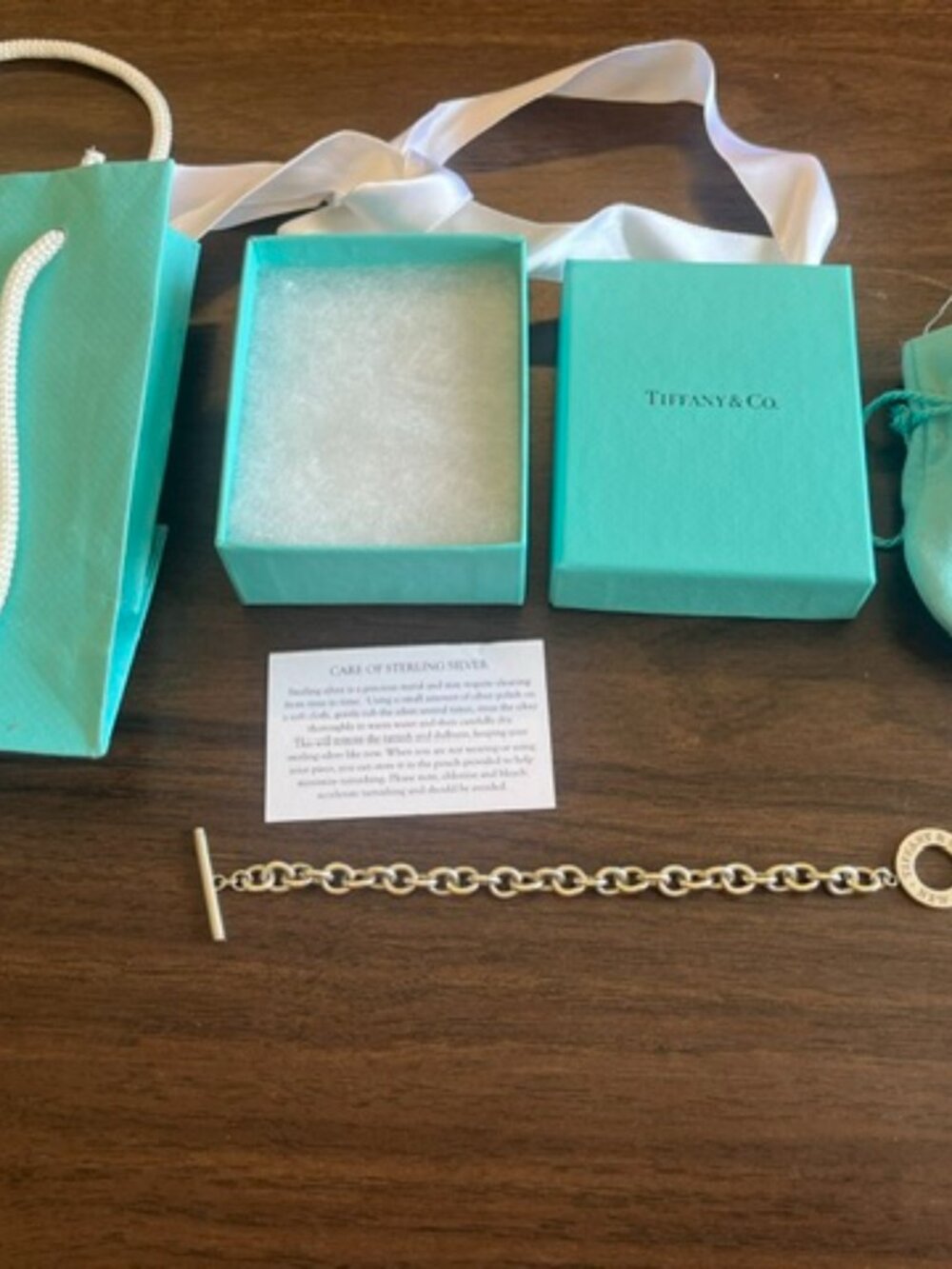 TIFFANY & CO TOGGLE BRACELET